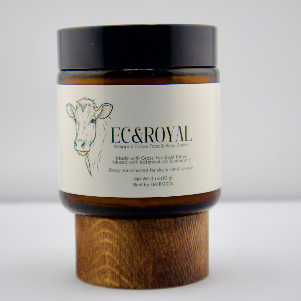 Natural Beef Tallow Body Cream – Deep Moisturizing